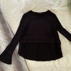 Generation Love knit top with pleat detail